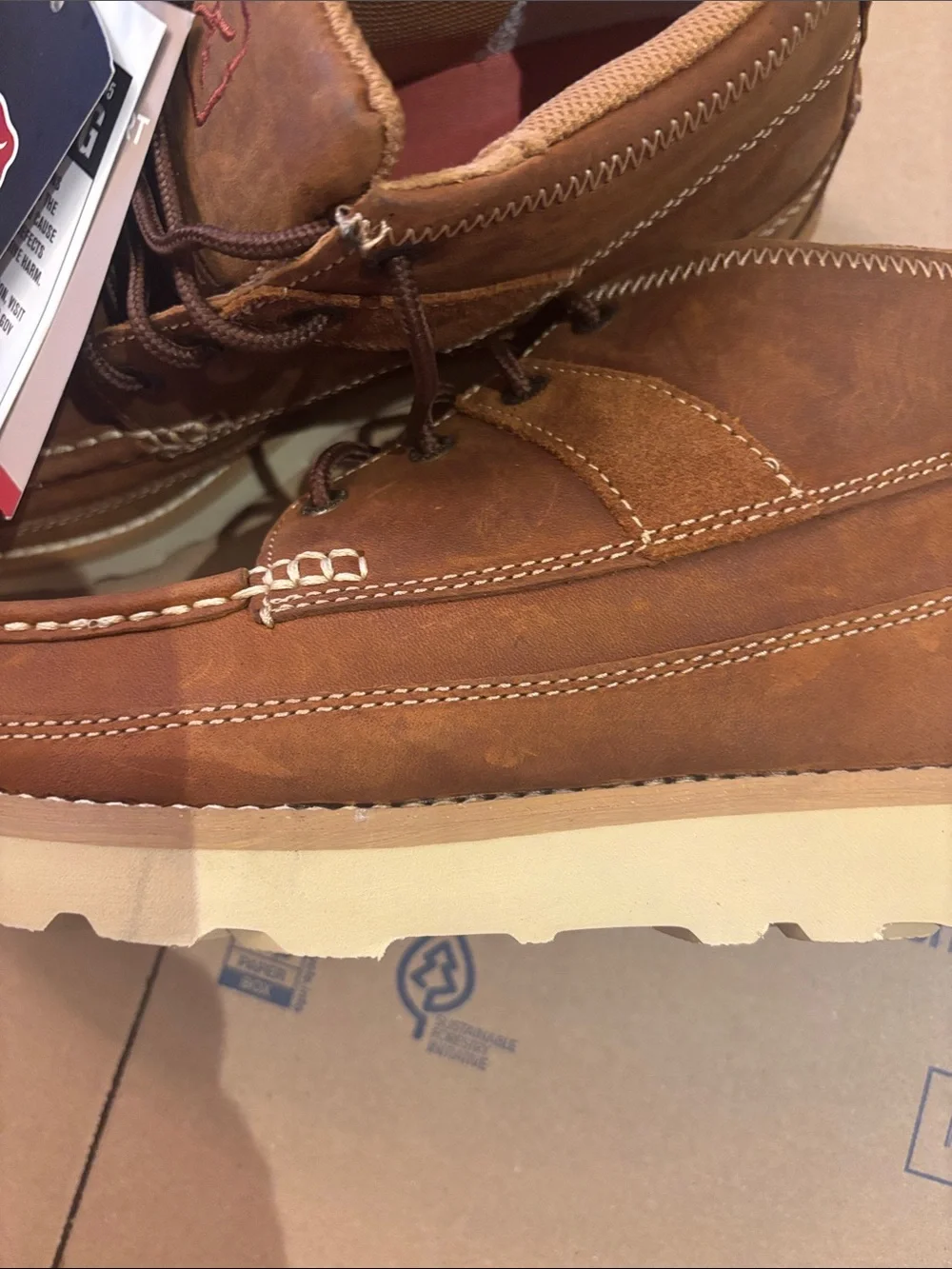 NWT Twisted X Men's Tan/Brown Leather Boots